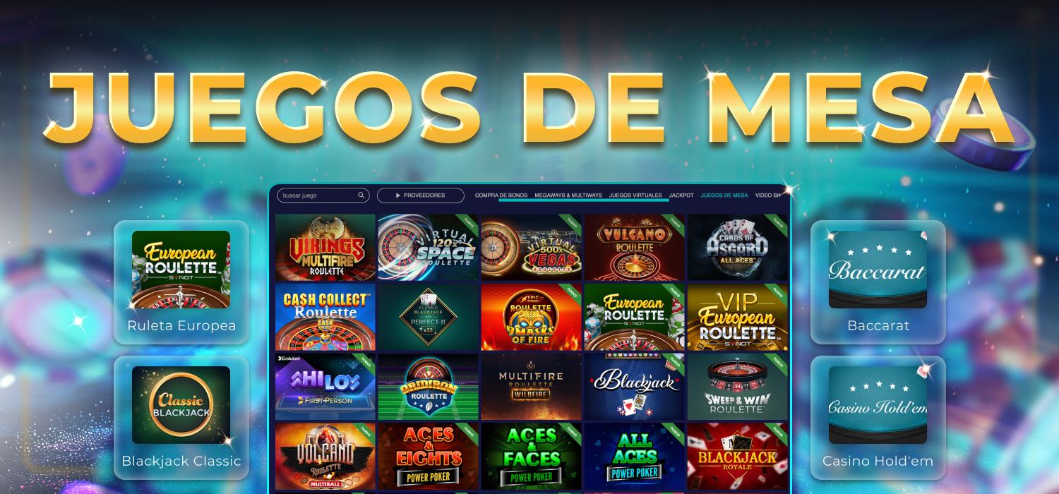 juegos de mesa en art casino