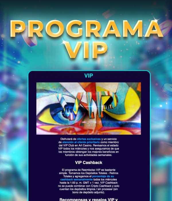 programa vip para usuarios de casino